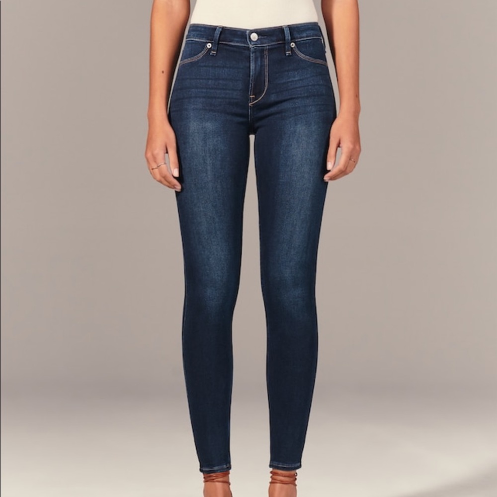 Abercrombie Mid Rise super skinny Jean leggings